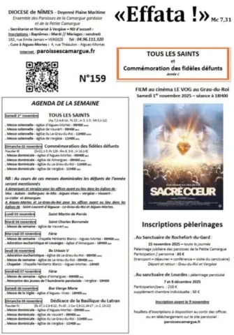Samedi 1er/11 : Tous les Saints - Dimanche 2/11 : Défunts Effata ! 159